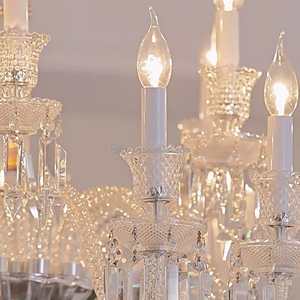 Vente en gros de lustre à bougie en cristal K9 au design luxueux de <span class=keywords><strong>Paris</strong></span> français pour la décoration de la maison, de l'<span class=keywords><strong>h</strong></span>ôtel et de la villa. - Product Image 6