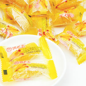 Saveur de maïs délicieux bonbon sucré gommeux goût fruité nourriture avec emballage transparent joli motif de <span class=keywords><strong>bloc</strong></span> emballé dans une boîte sac fait sucre - Product Image 2