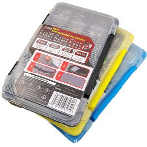 Boîte de rangement légère pour matériel de pêche, boîte d'assemblage mince de 18mm, boîte à outils multifonctionnelle en plastique étanche - Product Image 1
