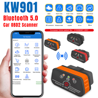 Escáner OBD2 Bluetooth 5.0 KONNWEI ELM327 V1.5 para Android/iOS, Herramienta de Diagnóstico de Automóviles OBD 2, Lector de Códigos, Pk Vgate ICAR2 ICAR 2