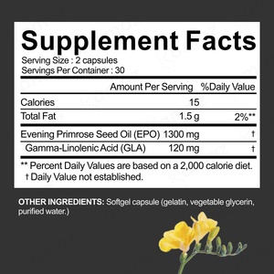 Amaz Tùy Chỉnh Chất Lượng Cao Hữu Cơ Bổ Sung Tự Nhiên Bổ Sung Evening <span class=keywords><strong>Primrose</strong></span> Dầu Uống Chất Lỏng Softgels Cho Sức Khỏe Vẻ Đẹp - Product Image 2