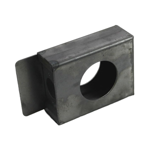 Không sơn cổng thép LockBox lỗ duy nhất 3 1/2 "x 4 1/4" x 1 1/2 "weldable dễ dàng vít cài đặt - Product Image 1