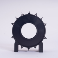 Support de genou robotique usiné sur commande par CNC |   Siège articulé pour robot en alliage d'aluminium |   Pièces structurelles de jambes robotiques industrielles OEM