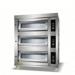Estufa eléctrica con horno <span class=keywords><strong>para</strong></span> panadería, horno <span class=keywords><strong>de</strong></span> cubierta <span class=keywords><strong>para</strong></span> hornear, equipo <span class=keywords><strong>de</strong></span> <span class=keywords><strong>cocina</strong></span>, 3 cubiertas, 6 bandejas, horno <span class=keywords><strong>de</strong></span> <span class=keywords><strong>Gas</strong></span> con piedra <span class=keywords><strong>para</strong></span> Pizza - Product Image 5