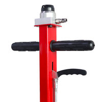 DINGLIBO AJ120 Cric de levage pliable bi-étagé pneumatique/hydraulique robuste de 120 tonnes pour camions, bus et réparation automobile, couleurs personnalisées