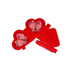 Custom High Quality Heart Shaped Lid Cardboard Grazing Heart Flower Box Wedding Gift Boxes