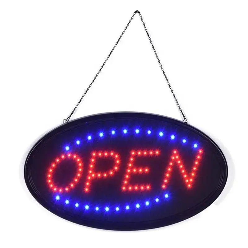 Best Selling Indoor/Outdoor Personalizado Eletrônico Iluminado Led Neon Open Sign