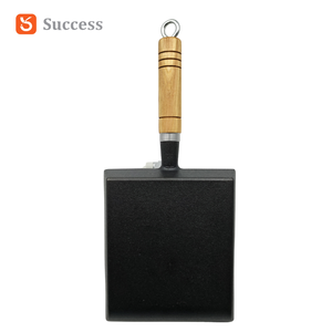 Sartén Tamagoyaki de hierro fundido, sartén <span class=keywords><strong>japonesa</strong></span> para tortillas, sartén antiadherente, utensilios de <span class=keywords><strong>cocina</strong></span> presazonados para uso <span class=keywords><strong>en</strong></span> la <span class=keywords><strong>cocina</strong></span> - Product Image 4