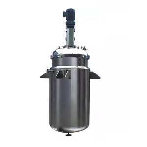 Mélangeur sous vide industriel bibo en acier inoxydable poli, avec agitateur et moteur à engrenages pour revêtement chimique - Product Image 1