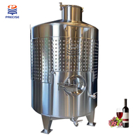 Chine fournisseur inox acier inoxydable fermenteur réservoir de stockage pour vin cidre jus esprit