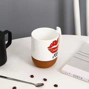 Taza de Café Única con Diseño de Bigote, Base de Corcho, Taza de Cerámica <span class=keywords><strong>para</strong></span> Papá y Hombres - Product Image 5