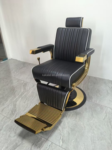 Silla <span class=keywords><strong>de</strong></span> barbero retro <span class=keywords><strong>de</strong></span> metal <span class=keywords><strong>para</strong></span> <span class=keywords><strong>hombre</strong></span>, silla reclinable <span class=keywords><strong>para</strong></span> salón, peluquería, tienda <span class=keywords><strong>de</strong></span> belleza pesada - Product Image 4