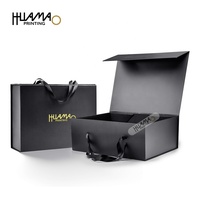 Eco-friendly Rigid Paper Box with Embossing & UV Coating Magnet Closure for Phone Covers Stickers Eyeshadow Packaging