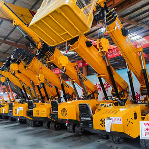 1 טון עכביש מנוף טלסקופי בום נייד מנוף מיני זחילה מנוף הסיטונאי - Product Image 3