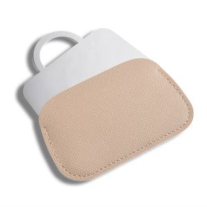 PU Pouch Makeup <b>Mirror</b> Cheap Custom Epoxy Sticker Creative Handbag Shape Pocket <b>Mirror</b> - Product Image 4