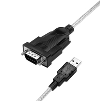 Cable Adaptador USB2.0 a RS232 de 1m, 1.5m, 2m, OEM, DB9 Macho, con Chipset Prolific FTDI, USB-A a RS232
