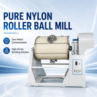 Broyeur à billes TENCAN 30L~1000L en nylon pur sans contamination métallique pour le broyage et le mélange de poudres de haute pureté en céramique électronique