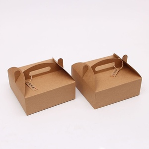 Caja de Papel Reciclable de Material Kraft, Plegable y Resistente, de 8 Pulgadas, <span class=keywords><strong>para</strong></span> Pasteles, Pizza, Pasta, Postres, <span class=keywords><strong>Repostería</strong></span>, Sushi y Azúcar - Product Image 2