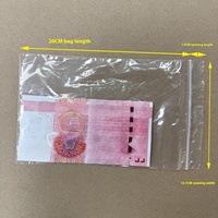 Vente en gros de sacs auto-scellants transparents en plastique PE épais et denses pour bijoux alimentaires, boucles d'oreilles et lunettes