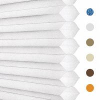 Tissu pour stores plissés alvéolés en PVC de qualité professionnelle pour fenêtres [Tissu uniquement]