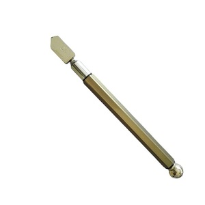 Coupe-verre WXP-329 avec manche en aluminium 175 mm pour la découpe de verre plat et courbé - Product Image 1