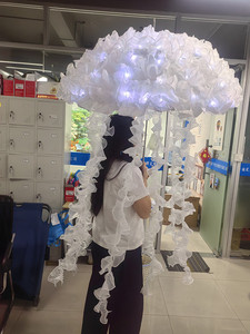 Parapluie méduse lumineux à LED pour la Saint-Valentin, accessoires de scène, costume de danse Gogo pour boîte de nuit et bar - Product Image 4