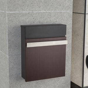 Boîte aux lettres en métal étanche pour extérieur, bureau et jardin Boîte aux lettres en tôle galvanisée pour <span class=keywords><strong>la</strong></span> livraison du courrier d'appartement - Product Image 1