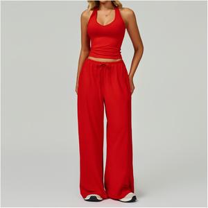 Costume de yoga contrôle du ventre femmes respirant printemps soutien personnalisation 90% Polyester 10% Spandex perte de poids costume Durable - Product Image 1