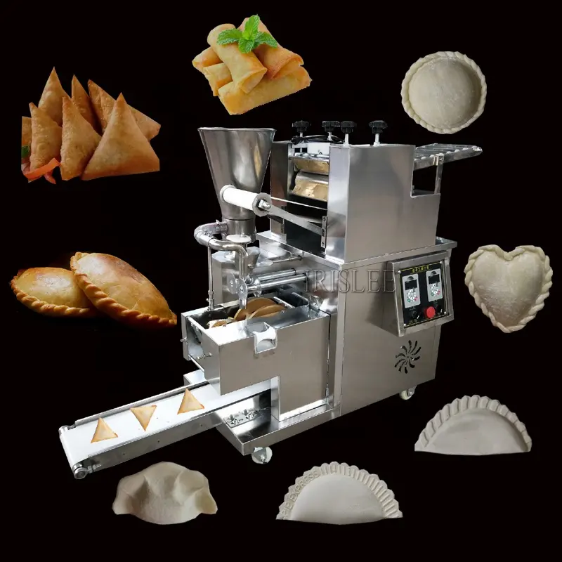 Samosa เครื่องทำผลิตภัณฑ์ธัญพืช110V 220V,เครื่องทำ Samosa อัตโนมัติเครื่องทำติ่มซำเครื่องแพ็ตตี้สำหรับร้านอาหารสหรัฐอเมริกา/แคนาดา