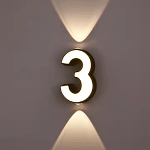 KHÁCH SẠN cửa số tường ánh sáng số không đến chín IP65 2*1 + 5W AC85-265V - Product Image 2