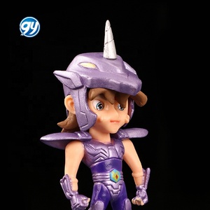 5 pièces Saint Seiya Figure dessin animé Anime Hyoga Jabu <span class=keywords><strong>Shiryu</strong></span> Shun poupée jouet gâteau décoration - Product Image 4