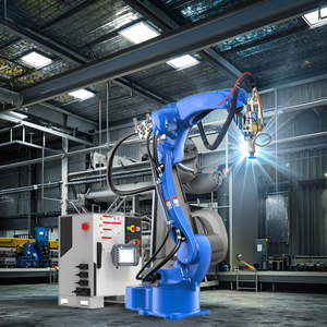 Sistema de soldadura láser robótico industrial de diseño personalizado, máquina de soldadura <span class=keywords><strong>Mig</strong></span> Tig para acero y metal, robot soldador de 6 ejes completamente automático - Product Image 1