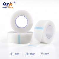 Lot de rubans adhésifs PE de qualité médicale 1,25 2,5 5 7,5 10 cm transparents pour fixation de pansements, multipack