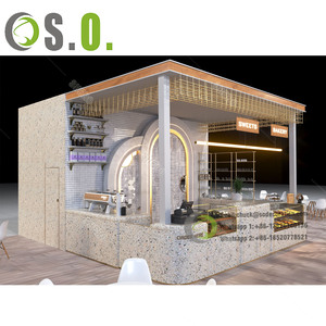 Phong cách mới nhất trung tâm mua sắm thực phẩm kiosk thực phẩm gian hàng kiosk hiển thị nóng nhất phổ biến điện thoại di động crepes kiosk trong trung tâm mua sắm - Product Image 2