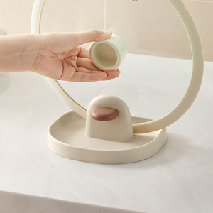 HeDou Pot Lid Rack With Spatula Holder Countertop Storage For Kitchenware Multifunctional Organizer PP Material - Product Image 3