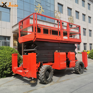 Plataforma DE TRABAJO aérea elevadora de tijera hidráulica todoterreno con motor diésel de 16m - Product Image 4