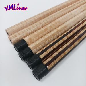 Demi-fini/fini 12 pièces érable tigre/bois cocobolo technologie laminée queue de billard pour queues de billard/queues de carambole - Product Image 4