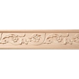 Tongyang แม่พิมพ์ไม้แกะสลักลายนูนสไตล์ยุโรปกรอบประตูเพดานตกแต่งขอบขอบขอบไม้บีชเยอรมัน - Product Image 5