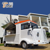 Camion de restauration mobile électrique sur mesure OEM avec équipement de cuisine complet pour café, hamburgers et pizzas