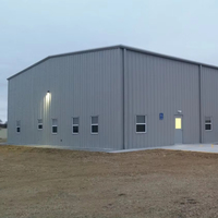 Kits préfabriqués d'atelier de structure en acier pour le stockage de la ferme et l'utilisation des plantes Construction de bâtiments d'entrepôt