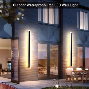 Wholesale Energy Waterproof Ip65 Outdoor Indoor 7w 14w 21w 32w 42w Modern Long Strip <b>Linear</b> Led Wall Lamp - Product Image 2