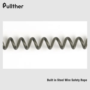 Pullther 26.5cm 伸縮式 紛失防止 フィッシング 安全ツール TPU製 釣り用 コイル ストラップ - Product Image 3