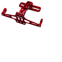 Accesorios de modificación de motocicleta resistentes al desgaste duraderos soporte de matrícula conjunto de señal de giro combinación marcos de alta calidad