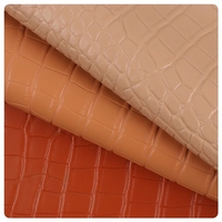 Cuir PVC effet mat, résistant à l'abrasion, motif crocodile, pour bagages, meubles, emballages, tissus, vente en gros