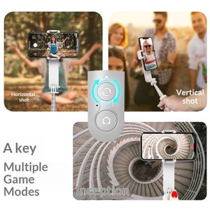 <span class=keywords><strong>L09</strong></span> 1- <span class=keywords><strong>Estabilizador</strong></span> de cardán con trípode y luz de relleno para palo selfie, para grabación de videos cortos de TikTok con teléfono móvil - Product Image 3