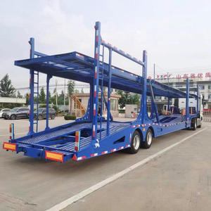 Remolque de Transporte de Autos Metálico Personalizado, de Doble Plataforma con Rampa, el Más Vendido - Product Image 2