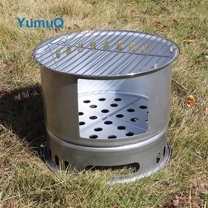 YumuQ precio <span class=keywords><strong>de</strong></span> fábrica barato carbón madera Pellet calefacción acero portátil al aire libre Camping cocina estufa - Product Image 2