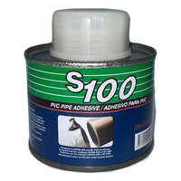 Colle à solvant PVC S-100 de haute qualité, vente chaude, colle pour tuyaux en PVC d'Indonésie, colle pour tuyaux en PVC S100, ciment pour tuyaux en PVC 100 ml