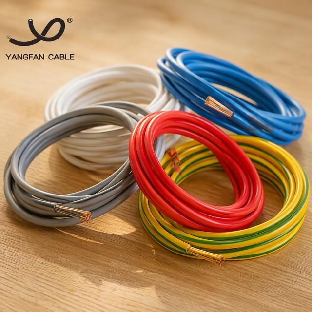450 750V PVC Insulated Single Core Flexible Copper Building Wire 2.5mm Stranded Conductor Electrical Cable for House Wiring