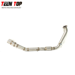 Tubo de sistema de escape de motocicleta de fábrica TEENTOP para cabezal de escape Yahama R125 R15 V3 <span class=keywords><strong>MT15</strong></span> MT125 51mm 2018 ~ <span class=keywords><strong>2019</strong></span> - Product Image 3